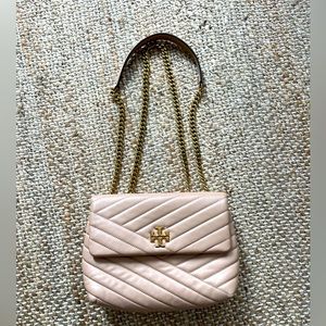 Tory Burch Kira Chevron Convertible Leather Shoulder Bag